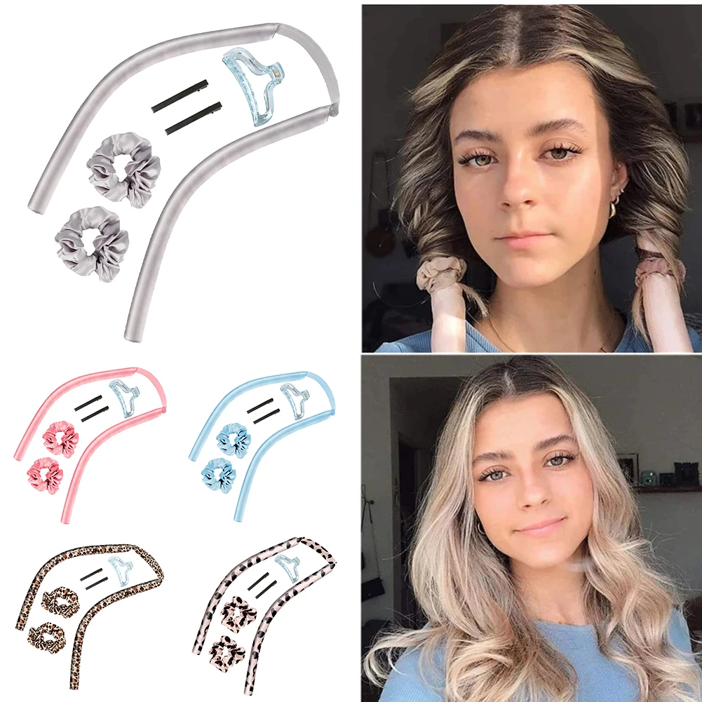Heatless Hair Curlers for Long Hair Curling Rod Headband with Hair Ties and Clips Hair Styling Kit Soft without steel ring
Heatless Hair Curlers for Long Hair Curling Rod Headband with Hair Ties and Clips Hair Styling Kit Soft without steel ring