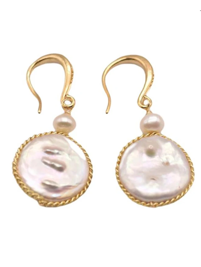 Handmade Natural Fresh Water Pearl Hook Dangle Earrings For Women Girl Wedding Engagement Handmade Fine Jewellery Accessories
Handmade Natural Fresh Water Pearl Hook Dangle Earrings For Women Girl Wedding Engagement Handmade Fine Jewellery Accessories