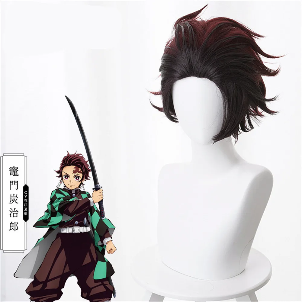 Demon Slayer: Kimetsu no Yaiba Tanjiro Kamado короткий каштановый термостойкий парик для косплея
Demon Slayer: Kimetsu no Yaiba Tanjiro Kamado короткий каштановый термостойкий парик для косплея