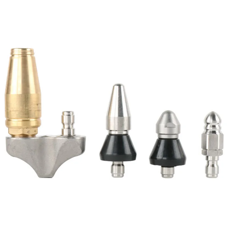 New (4 Nozzles Per Lot) High Pressure Sewer Drain Cleaning Nozzle, Sewer Jetter Heads
New (4 Nozzles Per Lot) High Pressure Sewer Drain Cleaning Nozzle, Sewer Jetter Heads