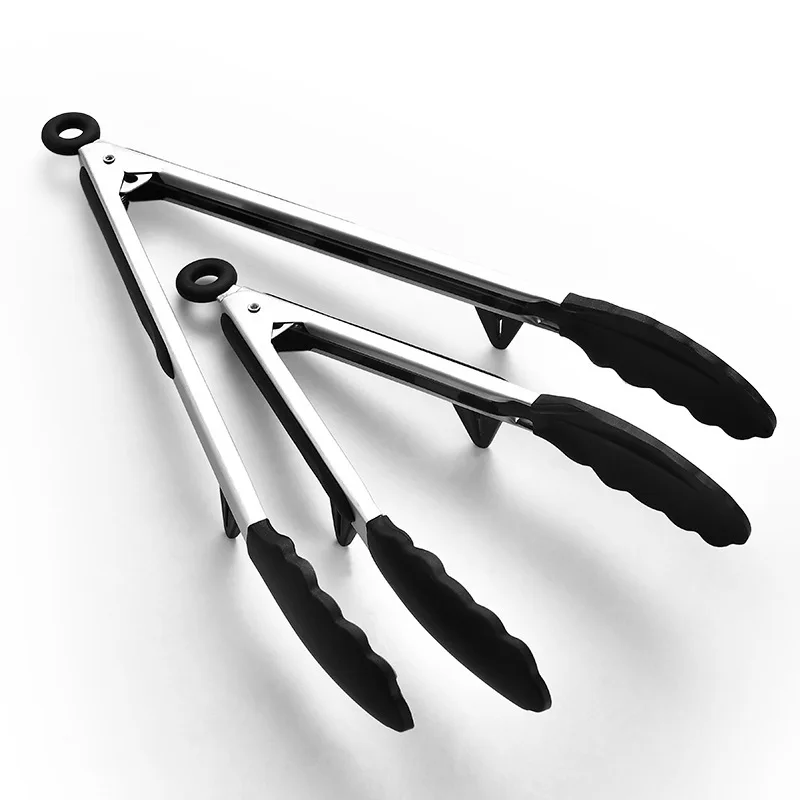 Cross-border hot selling food clip black 9 inch 12 inch belt support rack silicone with foot food clip two sets
Cross-border hot selling food clip black 9 inch 12 inch belt support rack silicone with foot food clip two sets