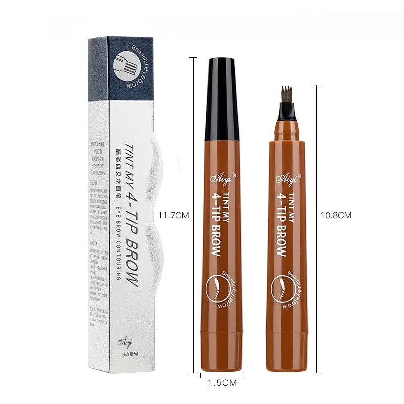 Four-Head Fork Liquid Eyebrow Pencil Korean-Style Four-Claw Waterproof Sweat-Proof Lasting No Blooming and No Bleaching
Four-Head Fork Liquid Eyebrow Pencil Korean-Style Four-Claw Waterproof Sweat-Proof Lasting No Blooming and No Bleaching