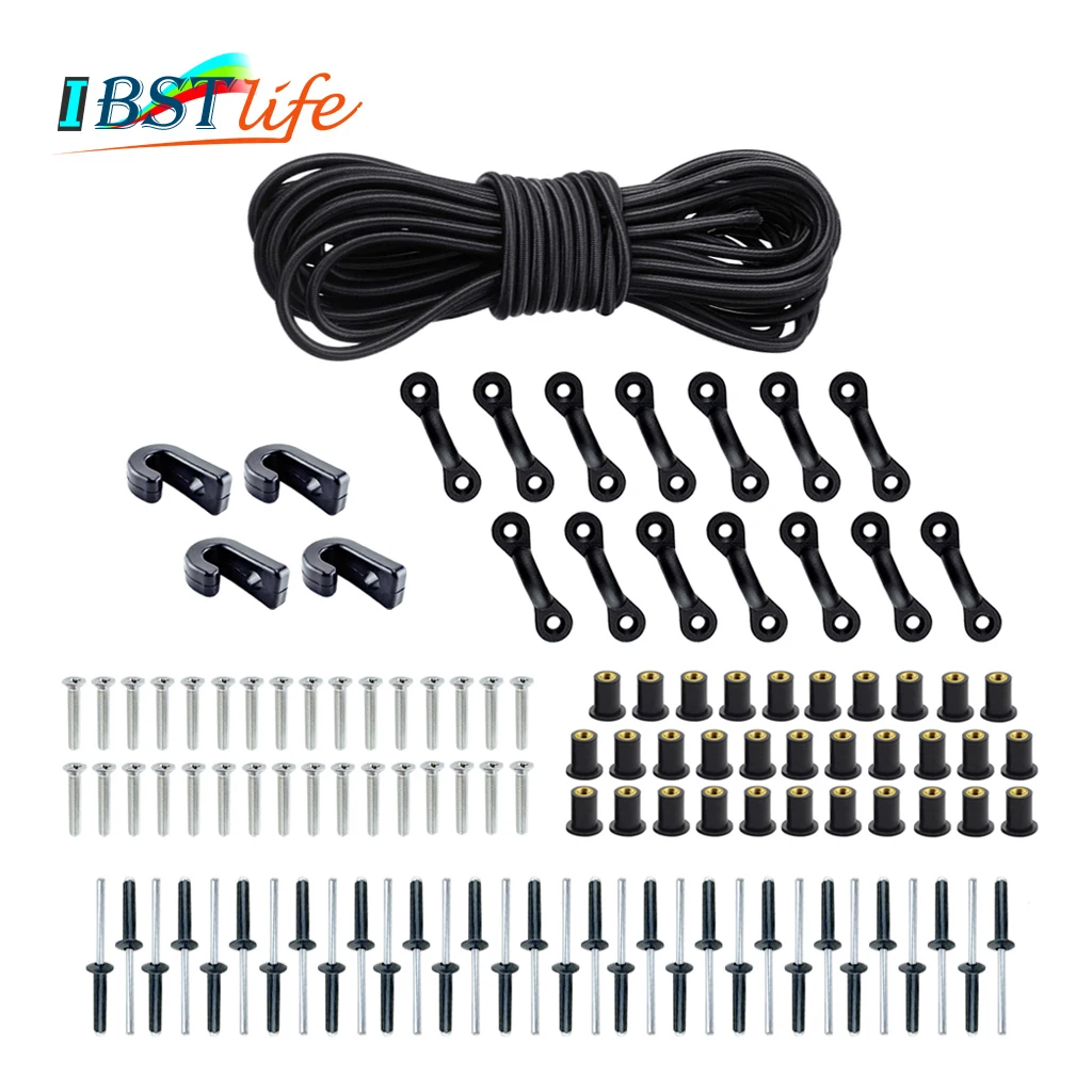 Kayak Expanded Deck Rigging Kit Elastic Rope Bungee Nylon C and J Buckle Tie Down DIY for Canoes Boat Marine Accessories
Kayak Expanded Deck Rigging Kit Elastic Rope Bungee Nylon C and J Buckle Tie Down DIY for Canoes Boat Marine Accessories