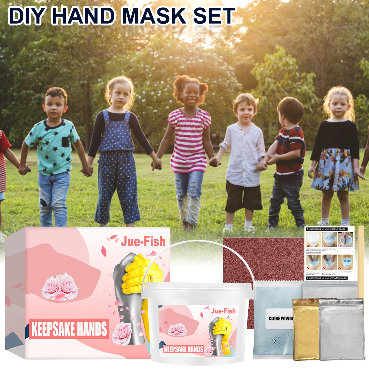 DIY Hand Foot Casting Kit 3D Handmade Mini Handprints Footprints Model Powder Gifts Mold Clone Powder Set Growth Memorial Baby
DIY Hand Foot Casting Kit 3D Handmade Mini Handprints Footprints Model Powder Gifts Mold Clone Powder Set Growth Memorial Baby