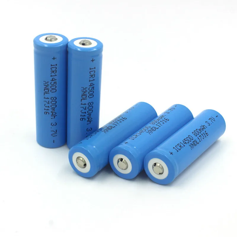 Аккумуляторная батарея 14500 Li Ion 3 7 V 800 mAh батареи для электрической зубной щетки