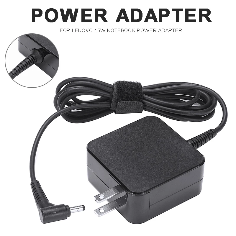 

Pohiks 1pc Black High Quality 20V/2.25A Laptop Power Adapter AC 100-240V Notebooks Adapters Charger For Lenovo Laptops