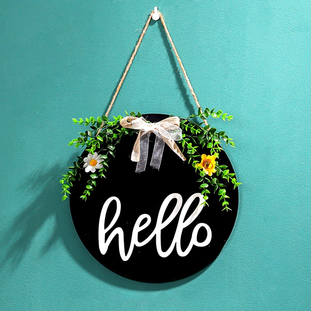 Поделки для гостиной на входную дверь, поделки для окна, круглая деревянная вывеска с зеленью, романтичное винтажное украшение для крыльца
Поделки для гостиной на входную дверь, поделки для окна, круглая деревянная вывеска с зеленью, романтичное винтажное украшение для крыльца