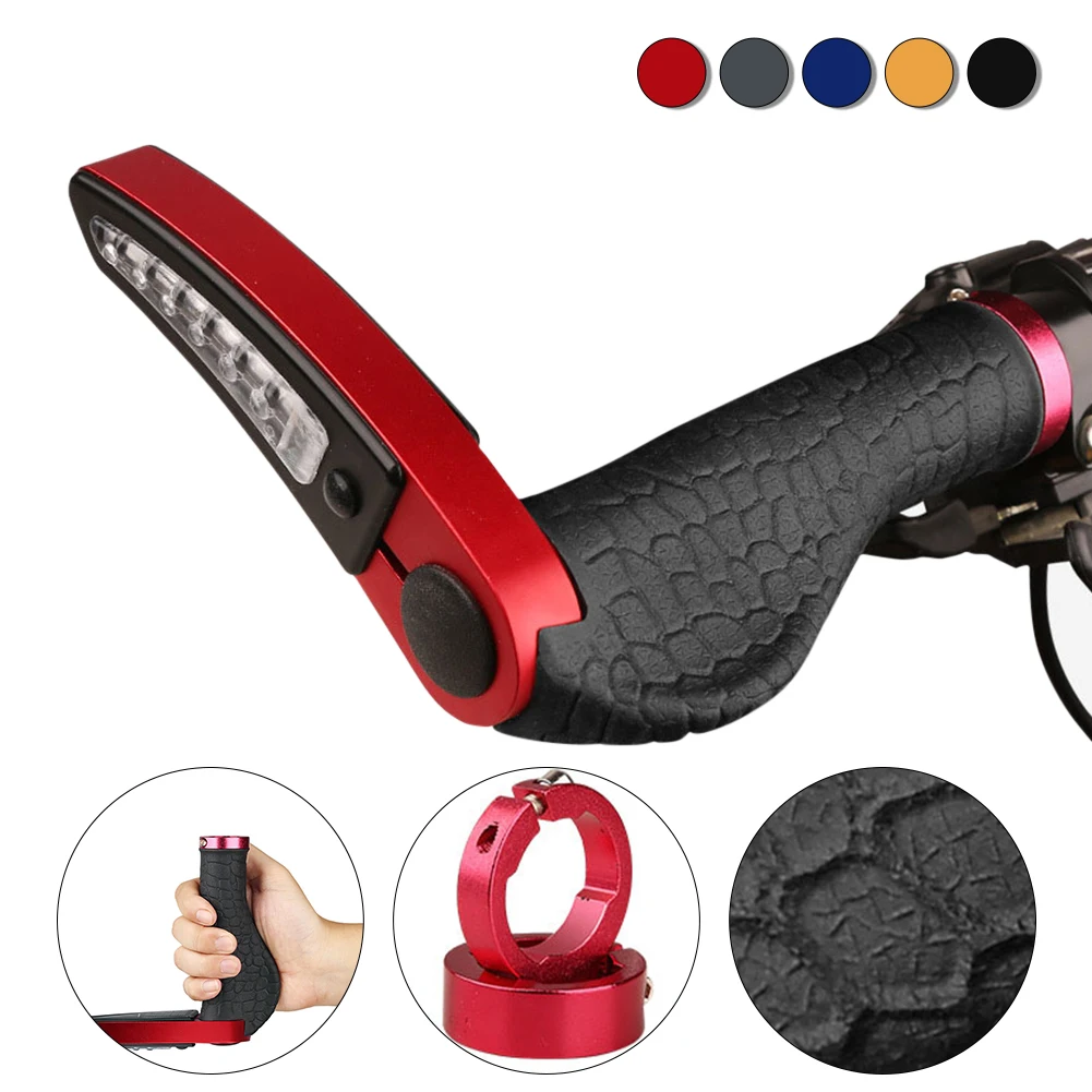 MTB Bicycle Auxiliary Grip Aluminum Alloy Lock On Bicycle Handlebar Grip with Solar USB Charging Light Waterproof Nonslip Grip
MTB Bicycle Auxiliary Grip Aluminum Alloy Lock On Bicycle Handlebar Grip with Solar USB Charging Light Waterproof Nonslip Grip