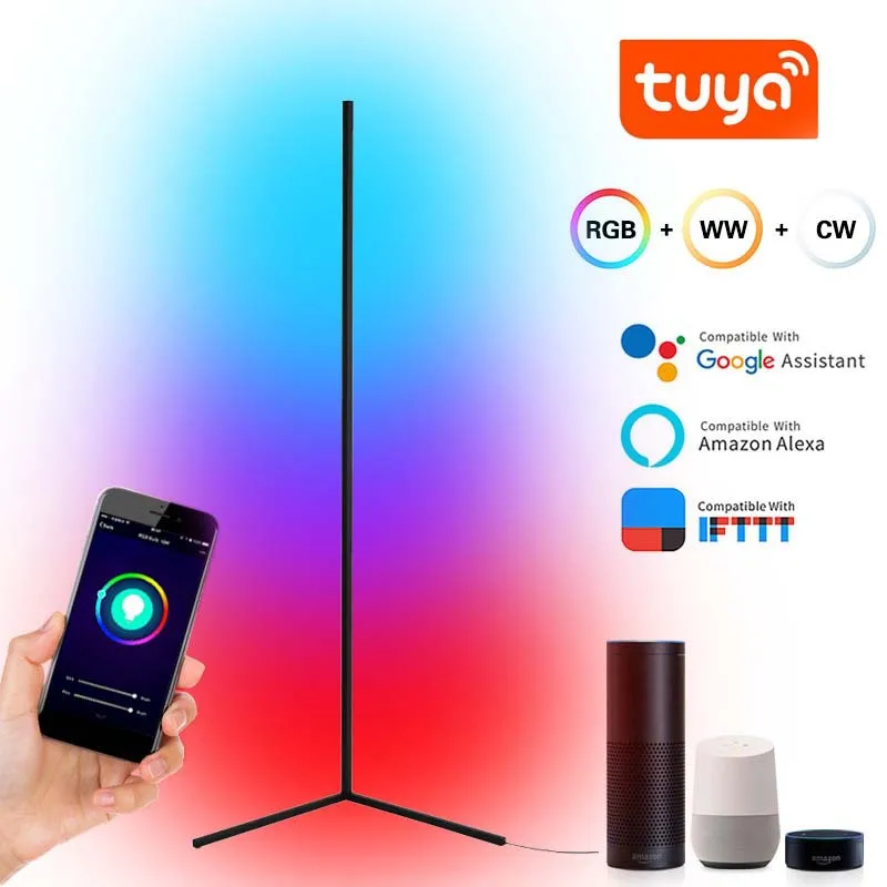 RGB LED Corner Floor Lamp Living Room Lighting Smart Color Lamps Colored Modern Decor Bars Decoration For Home Light Fixture
RGB LED Corner Floor Lamp Living Room Lighting Smart Color Lamps Colored Modern Decor Bars Decoration For Home Light Fixture