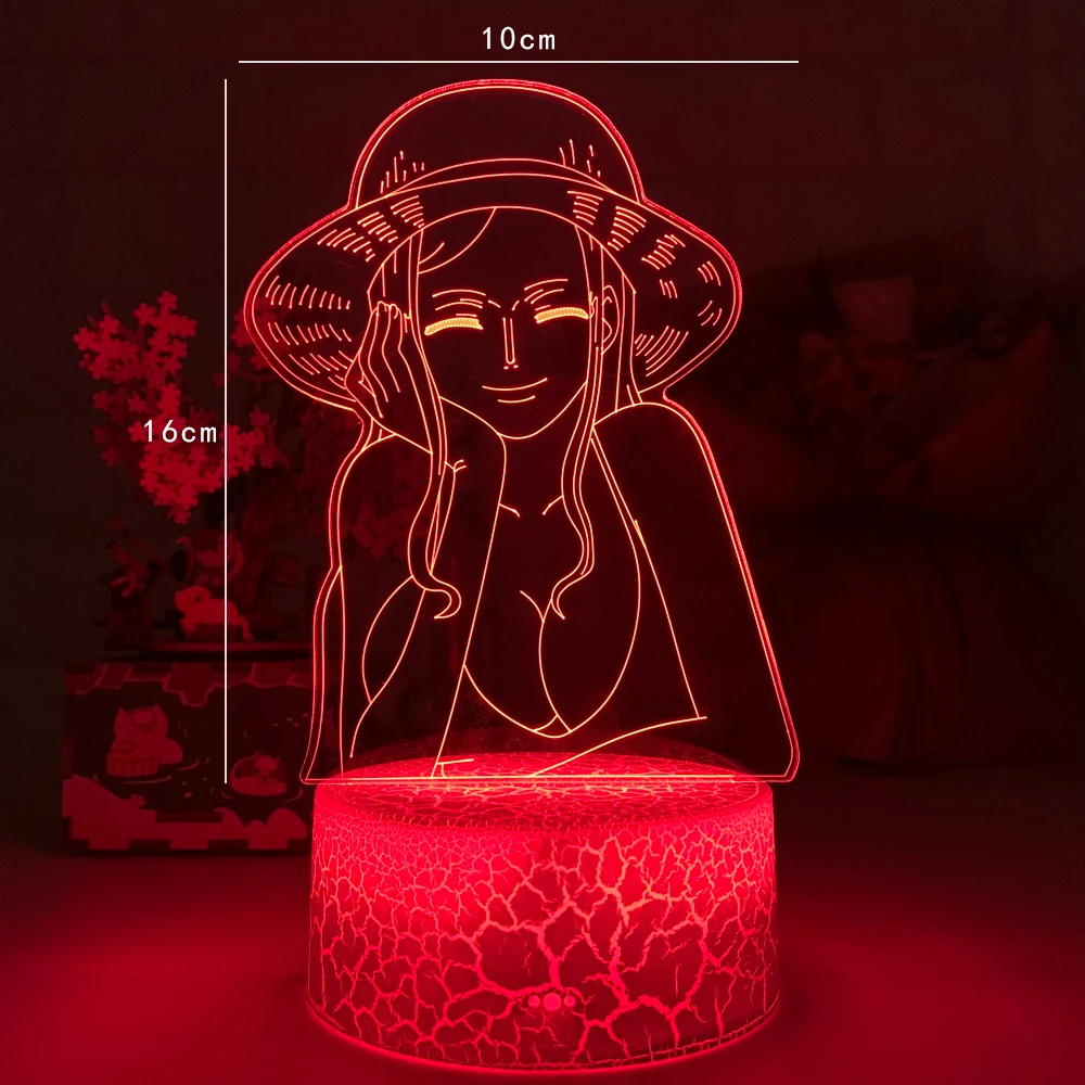 Newest One Piece Nico Robin Led Night Light for Kids Bedroom Decor Japanese Anime Gift 3d Lamp One Piece Nico Robin Nightlights
Newest One Piece Nico Robin Led Night Light for Kids Bedroom Decor Japanese Anime Gift 3d Lamp One Piece Nico Robin Nightlights