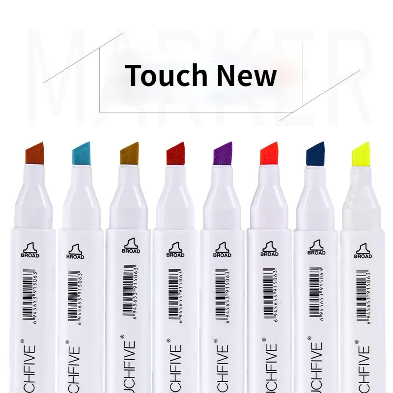 Touchnew 12/24Colors Skin Tones Set Alcohol-based Ink Sketch Marker Pens Oily Hand-painted Color Art Supplies
Touchnew 12/24Colors Skin Tones Set Alcohol-based Ink Sketch Marker Pens Oily Hand-painted Color Art Supplies