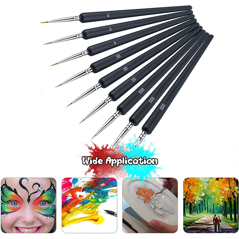 Paint Brush Professional Nylon Brush Acrylic Painting Thin Hook Line Drawing Paint Brush Painting Brush Pen Painting Supplies
Paint Brush Professional Nylon Brush Acrylic Painting Thin Hook Line Drawing Paint Brush Painting Brush Pen Painting Supplies