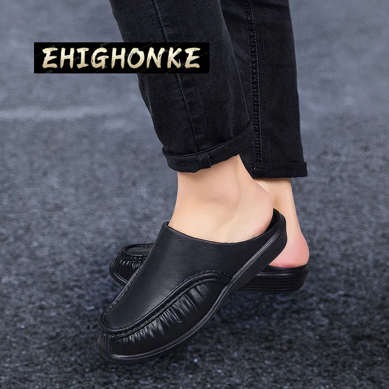 Men 's Fashion Slippers 's Indoor Arrived in 2021 High Quality Men Muller Summer Wear-resistant Non-slip Men Large Size Sandals
Men 's Fashion Slippers 's Indoor Arrived in 2021 High Quality Men Muller Summer Wear-resistant Non-slip Men Large Size Sandals