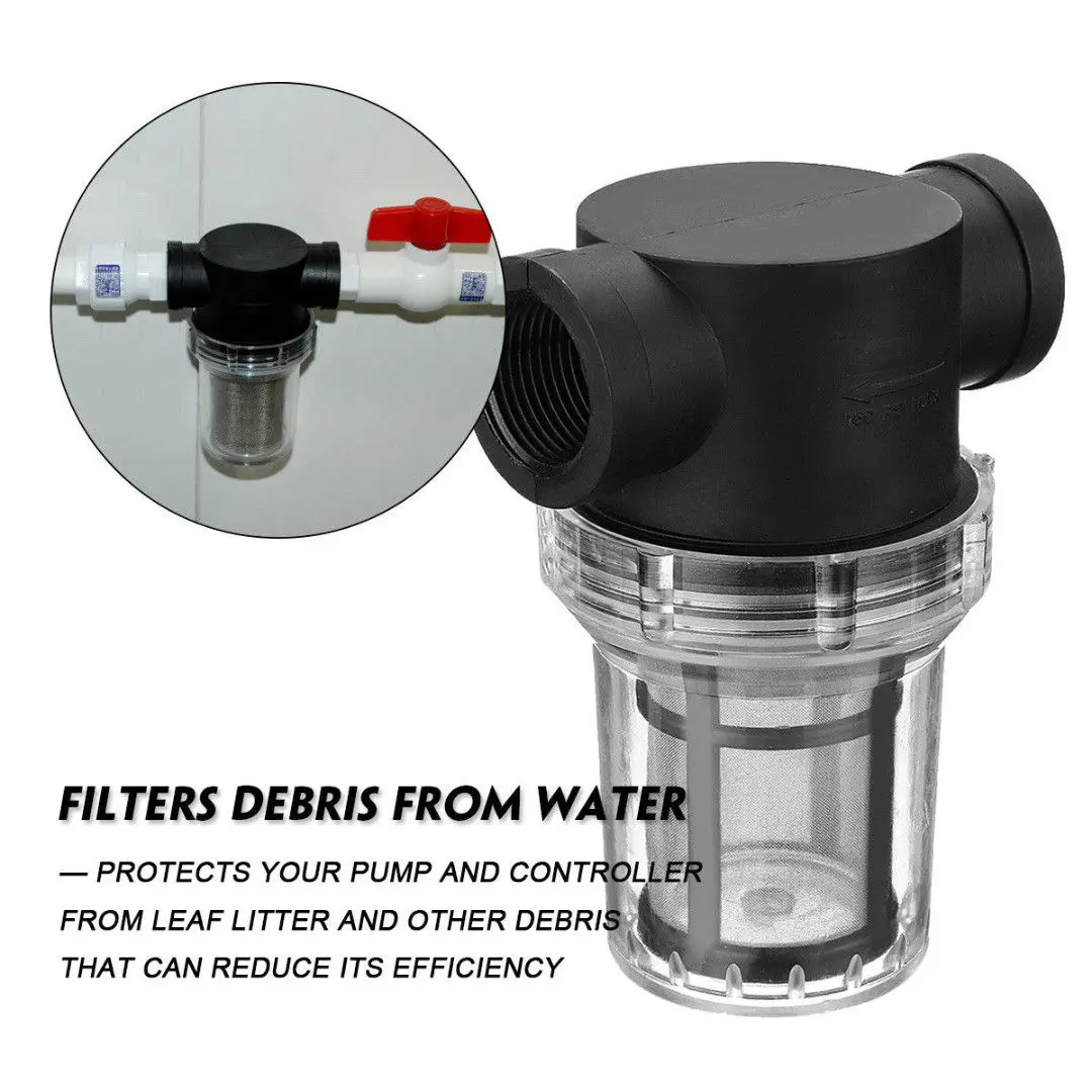 1/2 inch Car Washing Filter Inline Mesh Strainer Water Pump Filter Irrigation High Flow Pipeline Filter Gardening Inlet Tool
1/2 inch Car Washing Filter Inline Mesh Strainer Water Pump Filter Irrigation High Flow Pipeline Filter Gardening Inlet Tool