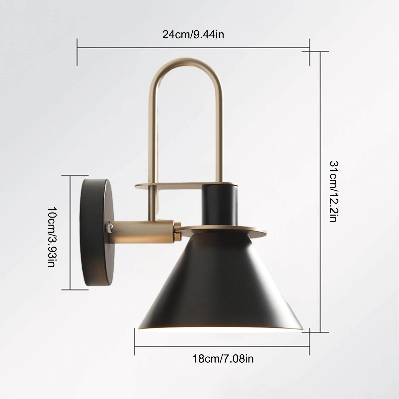 100-240V E27 LED Wall Lamp Durable Retro Elegant Horn-shape Light Source for Home Bedroom Coffee Shop Decoration
100-240V E27 LED Wall Lamp Durable Retro Elegant Horn-shape Light Source for Home Bedroom Coffee Shop Decoration