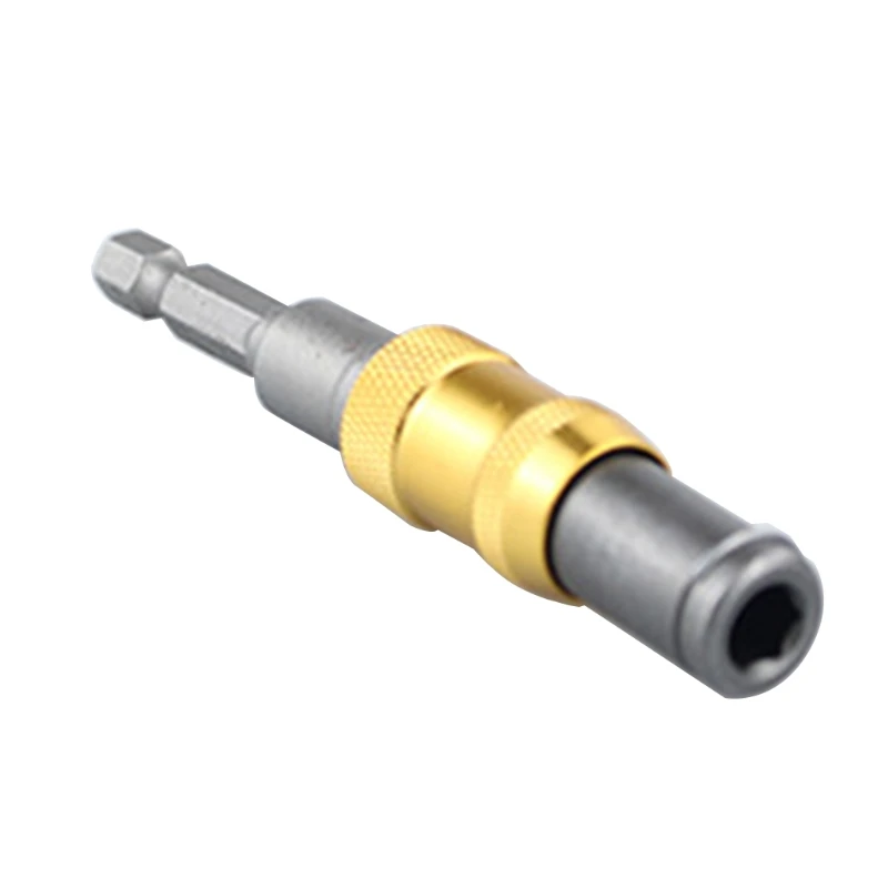 N1HF Impact Extension Adapter 1/4 "Hex Drill Extension Steel Drill Bit Extensions with Magnetic Hard-wearing Silver+Golden
N1HF Impact Extension Adapter 1/4 "Hex Drill Extension Steel Drill Bit Extensions with Magnetic Hard-wearing Silver+Golden