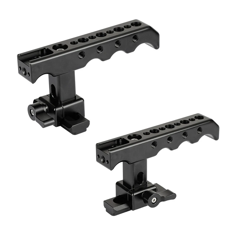 Quick Release NATO Top Cheese Handle with NATO Safety Rail for DSLR Camera Cage Rig
Quick Release NATO Top Cheese Handle with NATO Safety Rail for DSLR Camera Cage Rig