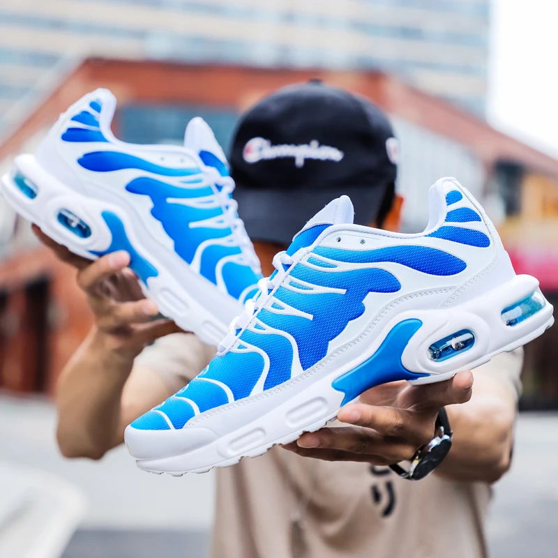 Breathable Air Cushion Running Shoes Comfortable Mesh Tennis Couple Sneakers Outdoor Walking Jogging Casual Sports Shoes
Breathable Air Cushion Running Shoes Comfortable Mesh Tennis Couple Sneakers Outdoor Walking Jogging Casual Sports Shoes