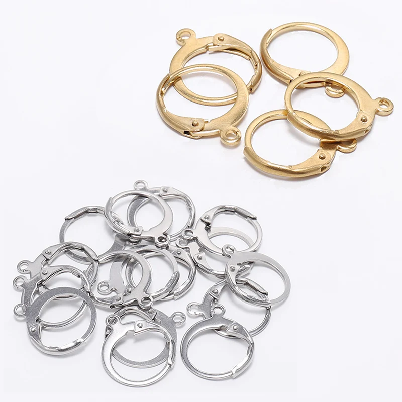 20pcs/lot 14*12mm Stainless Steel Lever Earring Hooks Big Circle Earrings Blank Ear Wire For DIY Jewelry Making Supplies
20pcs/lot 14*12mm Stainless Steel Lever Earring Hooks Big Circle Earrings Blank Ear Wire For DIY Jewelry Making Supplies