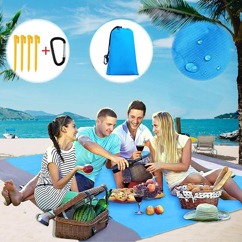 2x2.1m Portable Pocket Camping Mat Waterproof Beach Blanket Folding Camping Mats Outdoor Picnic Mat Sand Beach Mat Tent Mattress
2x2.1m Portable Pocket Camping Mat Waterproof Beach Blanket Folding Camping Mats Outdoor Picnic Mat Sand Beach Mat Tent Mattress