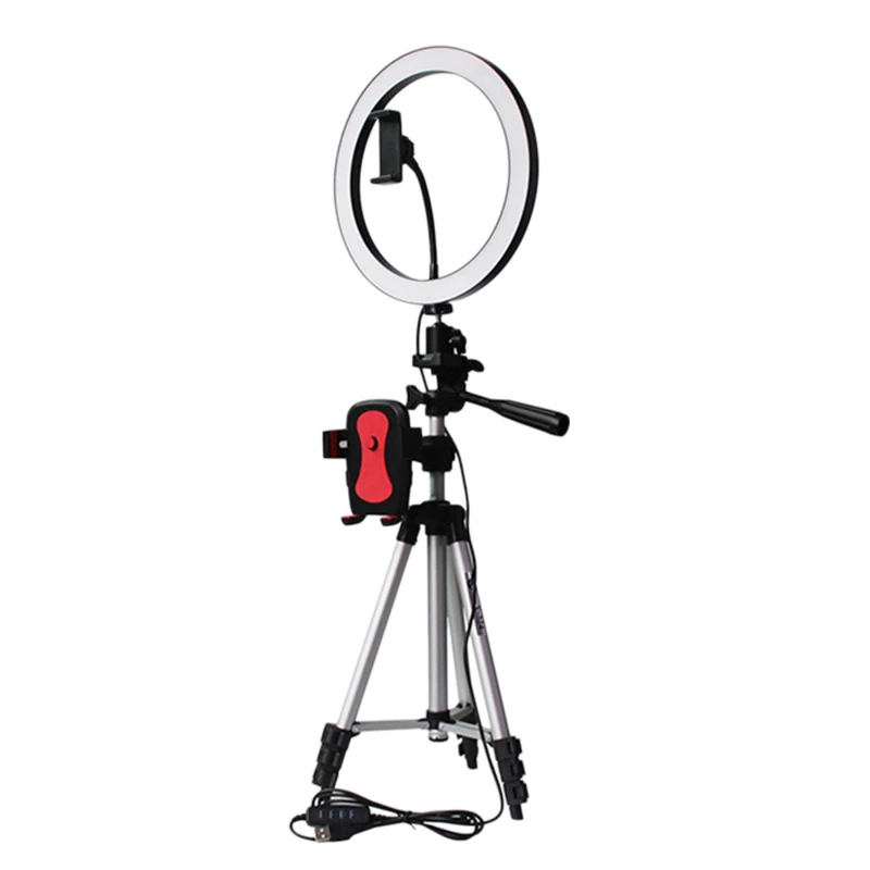 Tripod Phone Holder Clip With Led Ring Light Camera Photography Annular Lamp Studio Ringlight For Youtube Makeup Phone Selfie
Tripod Phone Holder Clip With Led Ring Light Camera Photography Annular Lamp Studio Ringlight For Youtube Makeup Phone Selfie