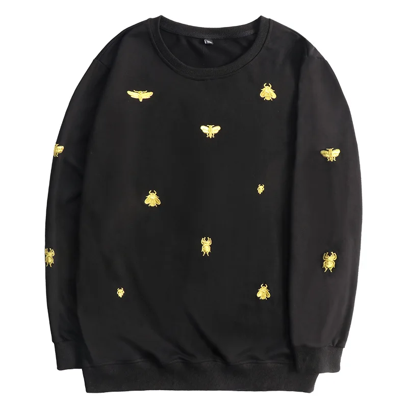 XL-6XL plus size homme autumn winter bee embroidery O-neck long sleeves men's tops sweatshirt pullover streetwear
XL-6XL plus size homme autumn winter bee embroidery O-neck long sleeves men's tops sweatshirt pullover streetwear