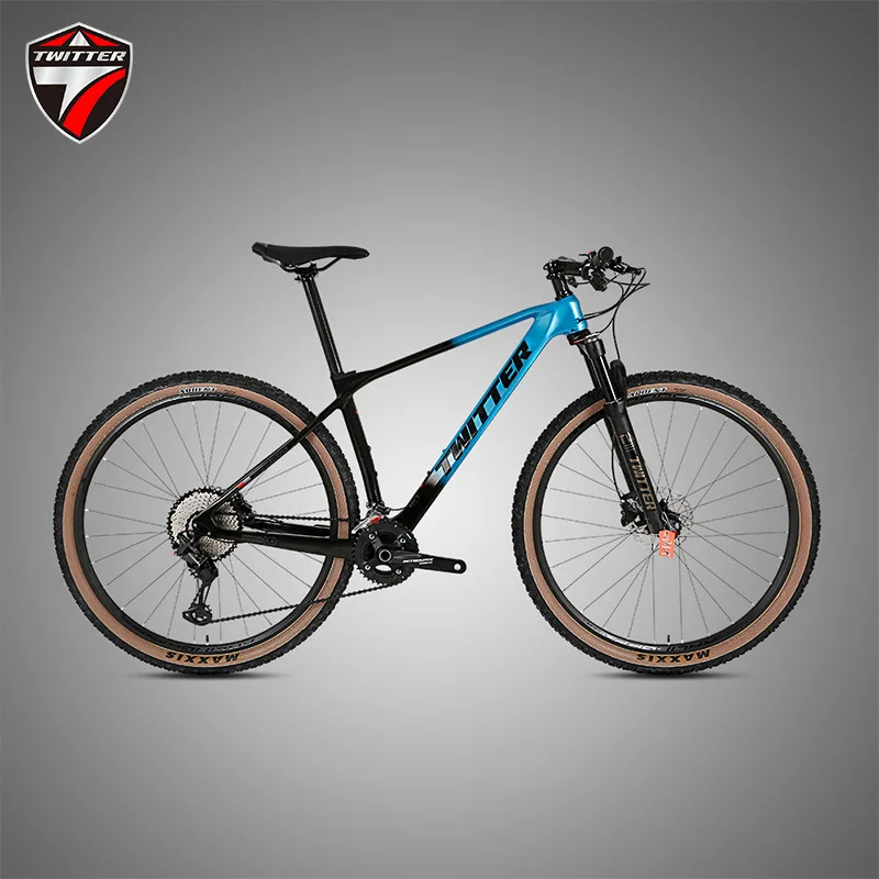 TWITTER'S NEW OFF-ROAD IRON-BLOOD WARRIOR RS-2*13 speed small set Yan Hao oil brake barrel pumping 29 carbon fiber mountain bike
TWITTER'S NEW OFF-ROAD IRON-BLOOD WARRIOR RS-2*13 speed small set Yan Hao oil brake barrel pumping 29 carbon fiber mountain bike