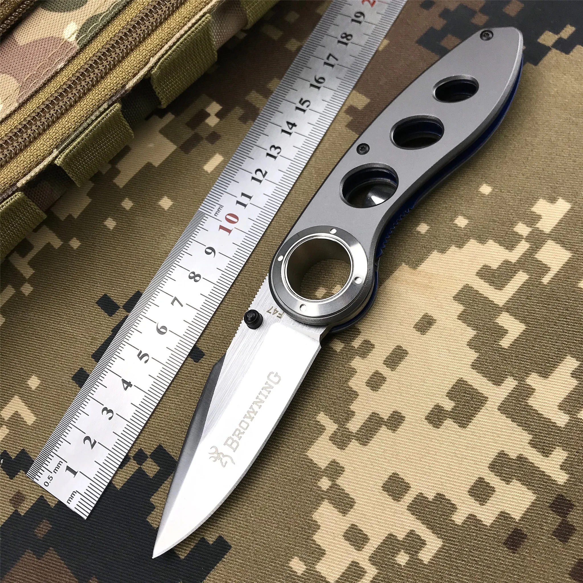 Browning F47 Folding Knife 440C Blade Outdoor Camping Hunting Survivle Tactical Utility Pocket EDC Tool
Browning F47 Folding Knife 440C Blade Outdoor Camping Hunting Survivle Tactical Utility Pocket EDC Tool