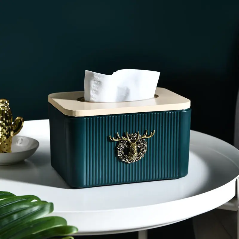 Nordic luxury moose tissue box high grade simple living room household tea table bedroom storage box napkin carton
Nordic luxury moose tissue box high grade simple living room household tea table bedroom storage box napkin carton