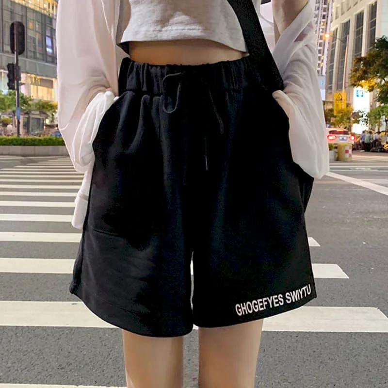 Gray Five-point Sports Pants Women Shorts Loose Wild Hong Kong Flavor Straight Casual High Waist Wide-leg Shorts Female Summer
Gray Five-point Sports Pants Women Shorts Loose Wild Hong Kong Flavor Straight Casual High Waist Wide-leg Shorts Female Summer