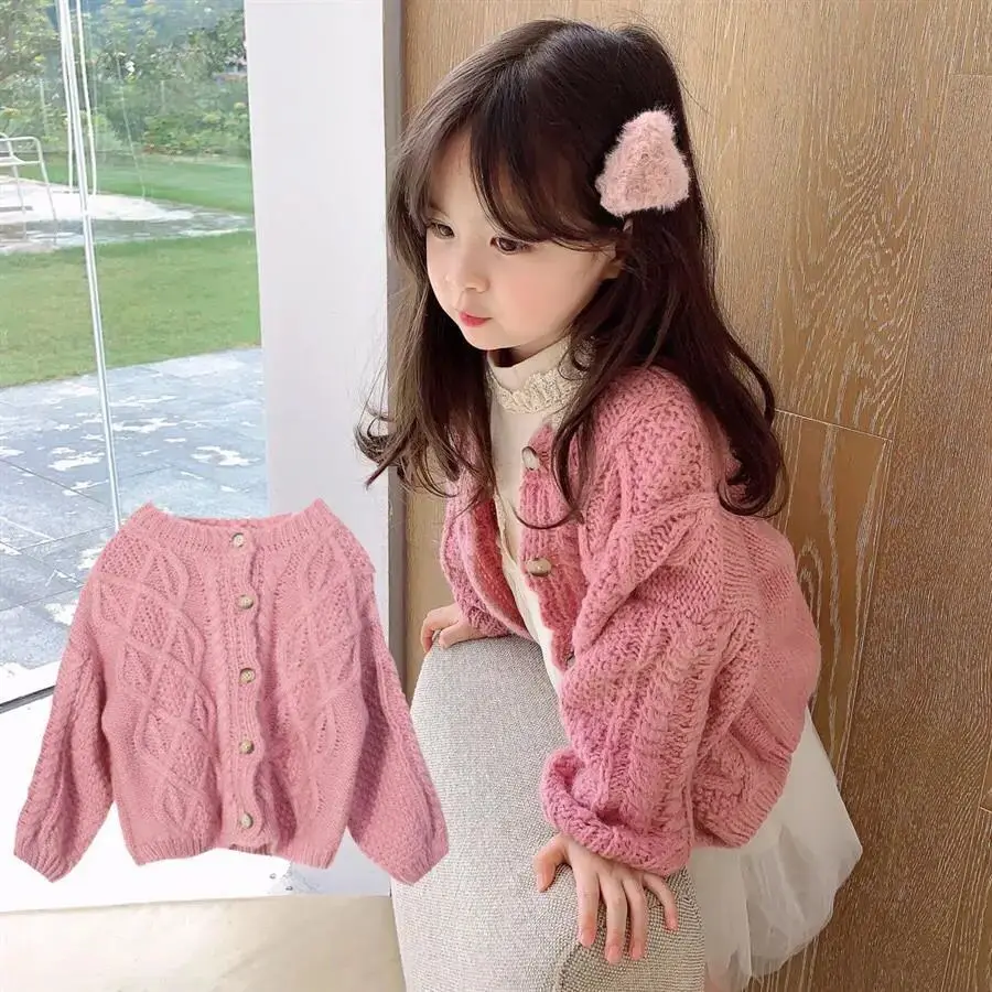 Duorers 2021 new children's foreign vintage knit shirt female baby thick cardigan girl jacket sweater spring and autumn
Duorers 2021 new children's foreign vintage knit shirt female baby thick cardigan girl jacket sweater spring and autumn