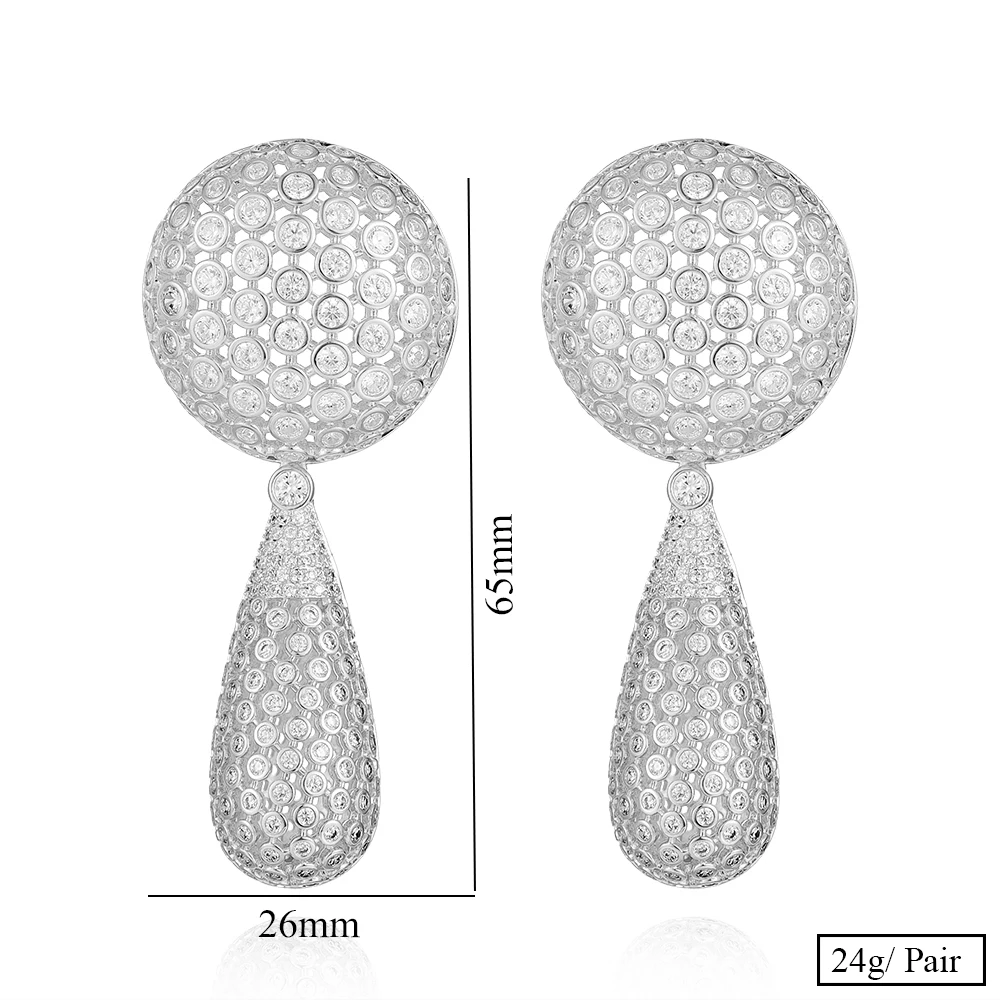 SisCathy Brand Luxury Cubic Zircon Statement Drop Earrings For Women Wedding DUBAI Bridal Round Circle Hoop Earrings 2021 New
SisCathy Brand Luxury Cubic Zircon Statement Drop Earrings For Women Wedding DUBAI Bridal Round Circle Hoop Earrings 2021 New
