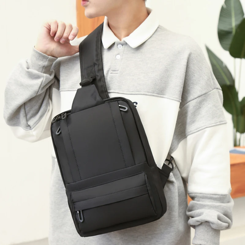 Men's Crossbody Shoulder Bag Fashion Oxford for Teenager Schoolbag Casual Short Travel Sport Bag Women Simple Backpack Handbag
Men's Crossbody Shoulder Bag Fashion Oxford for Teenager Schoolbag Casual Short Travel Sport Bag Women Simple Backpack Handbag