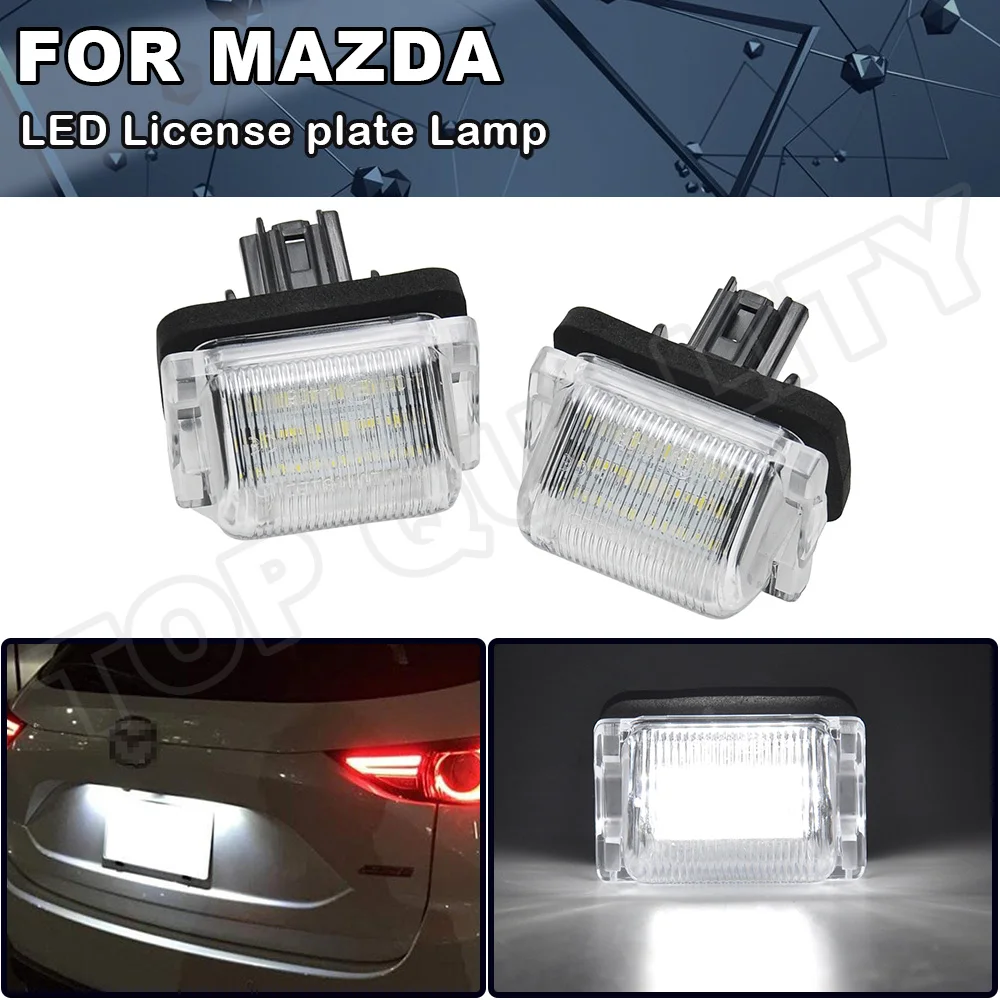 2Pcs Car LED License Plate Light For Mazda5 Mazda 5 2012-2014 CX-9 CX9 2007-2015 Replace OEM D35051270E Number Plate Lamps 
2Pcs Car LED License Plate Light For Mazda5 Mazda 5 2012-2014 CX-9 CX9 2007-2015 Replace OEM D35051270E Number Plate Lamps