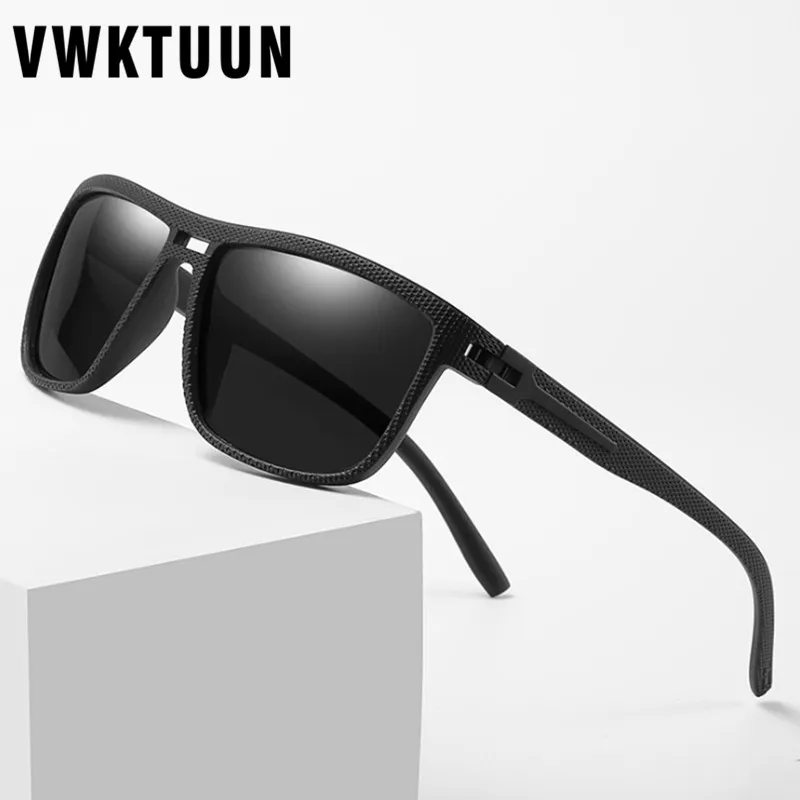 Мужские Солнцезащитные очки-авиаторы VWKTUUN поляризационные очки с двойным лучом