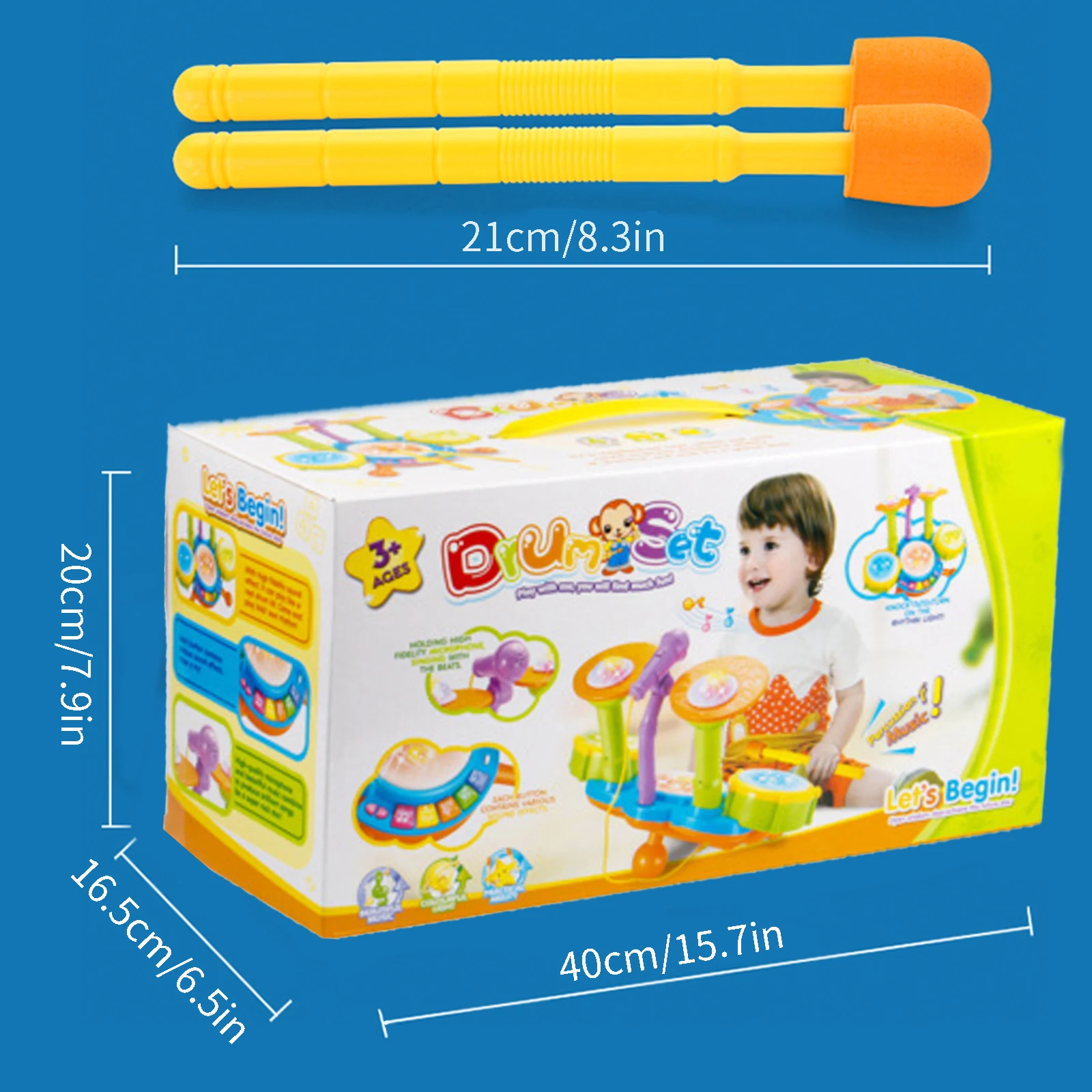Kids Musical Drum Toy Electronic Drum Kit With Adjustable Microphone Instrument Musical Toys Children Educational Gifts Toys
Kids Musical Drum Toy Electronic Drum Kit With Adjustable Microphone Instrument Musical Toys Children Educational Gifts Toys