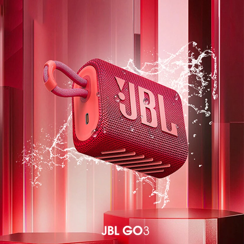 JBL GO3 портативная Bluetooth Колонка IP67 Водонепроницаемая беспроводная 5 1 уличный
