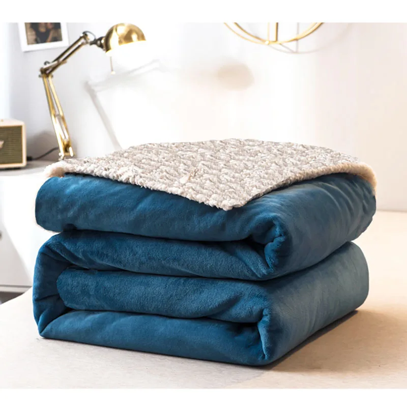 Double Sided Quilt Cover Lambswool Duvet Cover Solid Color Bedding Set Coral Velvet Bed Cover Thicken Double Bedding For Home
Double Sided Quilt Cover Lambswool Duvet Cover Solid Color Bedding Set Coral Velvet Bed Cover Thicken Double Bedding For Home