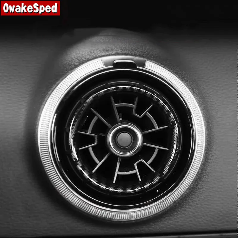 For Audi A3 8V RS3 2016-2019 Carbon Fiber Color Interior Air Vent Circles Center Console Air Conditioning Frame Cover Trim
For Audi A3 8V RS3 2016-2019 Carbon Fiber Color Interior Air Vent Circles Center Console Air Conditioning Frame Cover Trim