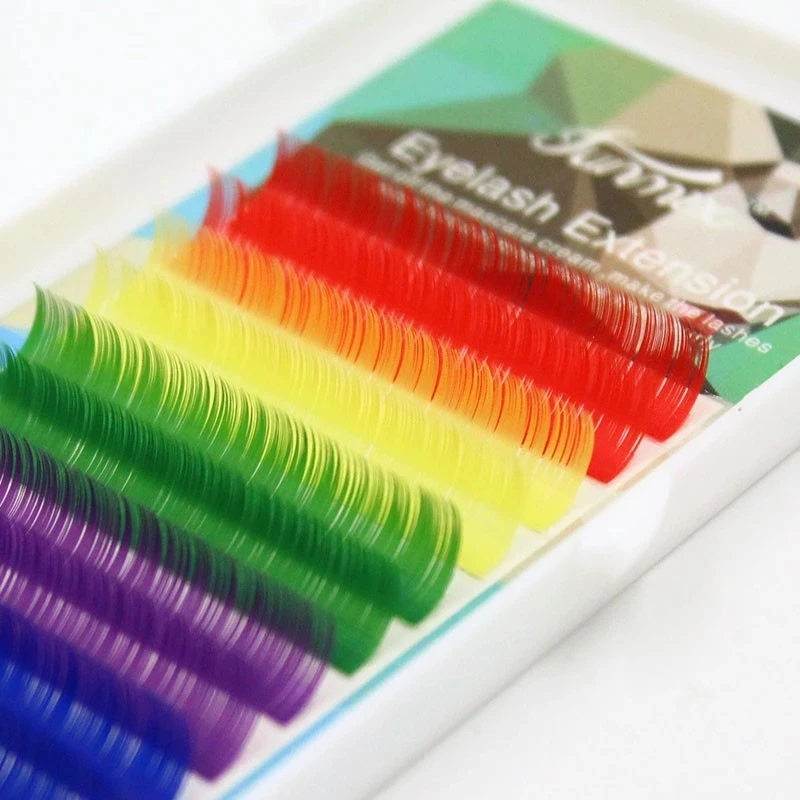 0.1mm individual Mix Colors C/D Curl Eyelash Nature Soft Candy Color Fake Eyelash Extension Eye Makeup Colorful False Eyelash
0.1mm individual Mix Colors C/D Curl Eyelash Nature Soft Candy Color Fake Eyelash Extension Eye Makeup Colorful False Eyelash
