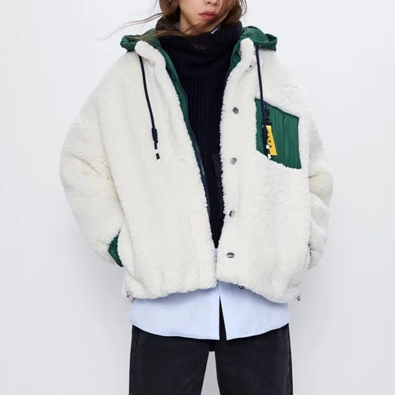 Jacket Women Winter Cashmere Loose Hooded Jacket Jackets Pure Color Fashion Hooded Jackets 2021 Casual Long Sleeve Women Jacket
Jacket Women Winter Cashmere Loose Hooded Jacket Jackets Pure Color Fashion Hooded Jackets 2021 Casual Long Sleeve Women Jacket