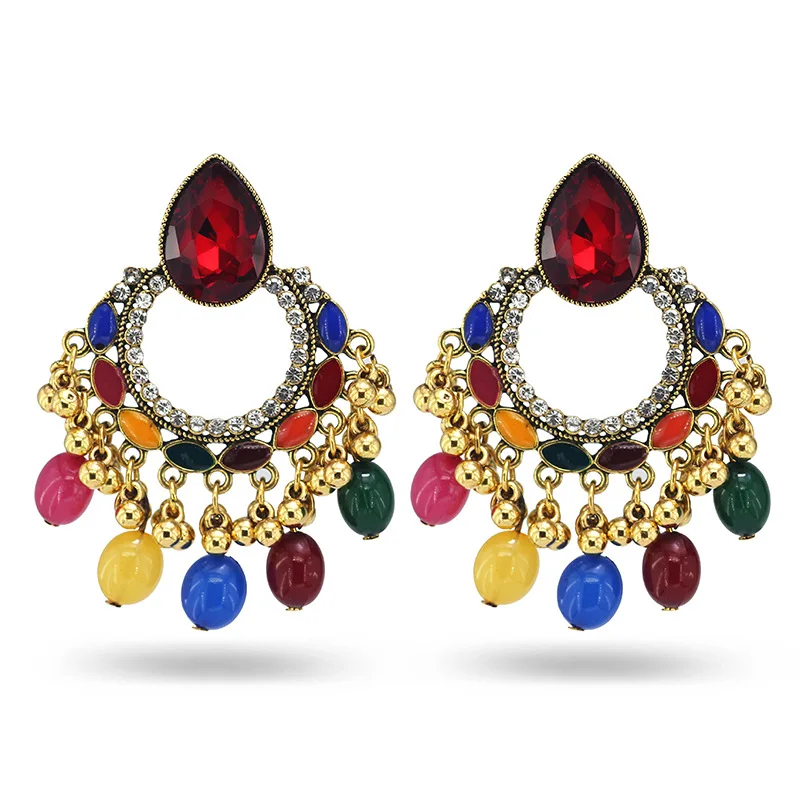 2022 Ins Indian Jhumki Jhumka Handmade Colorful Beads Flower Nepel Tibet Piercing Earrings Vintage Trendy Women Party Jewelry
2022 Ins Indian Jhumki Jhumka Handmade Colorful Beads Flower Nepel Tibet Piercing Earrings Vintage Trendy Women Party Jewelry
