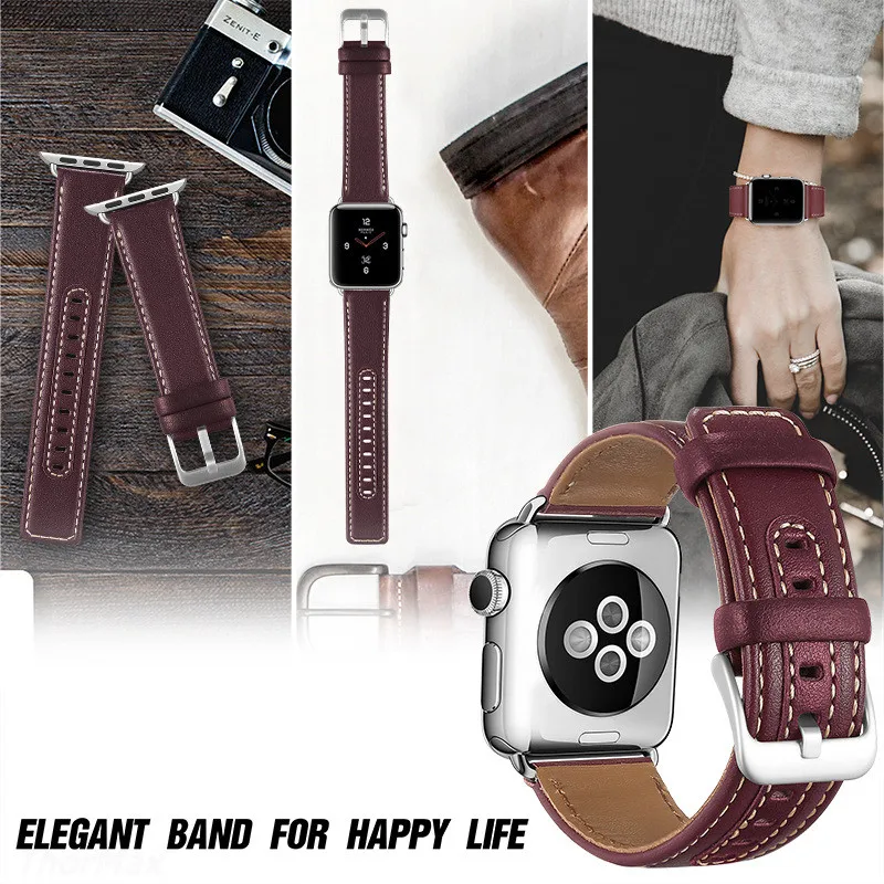 For Apple Watch 5 Strap 40MM 44MM Sport good Leather Fabric Brownie Bracelet Watchband Men/Girl for iwatch Series 4 3 38mm 42mm 
For Apple Watch 5 Strap 40MM 44MM Sport good Leather Fabric Brownie Bracelet Watchband Men/Girl for iwatch Series 4 3 38mm 42mm