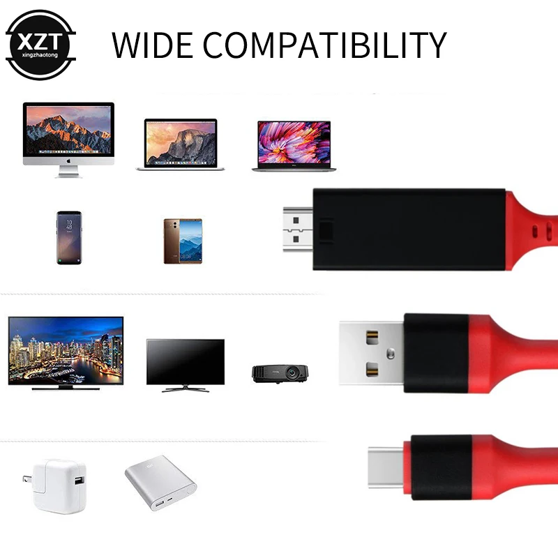 Кабель-Переходник USB Type-C 3 1 HDMI 1080P Ultra HD 4k | Электроника