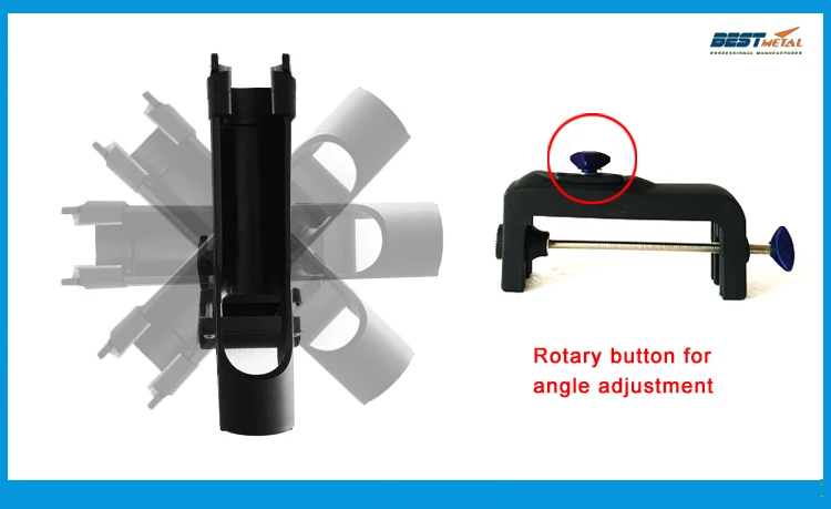 2 шт. держатель для удочки BSET MATEL регулируемый на 360 градусов съемный кронштейн