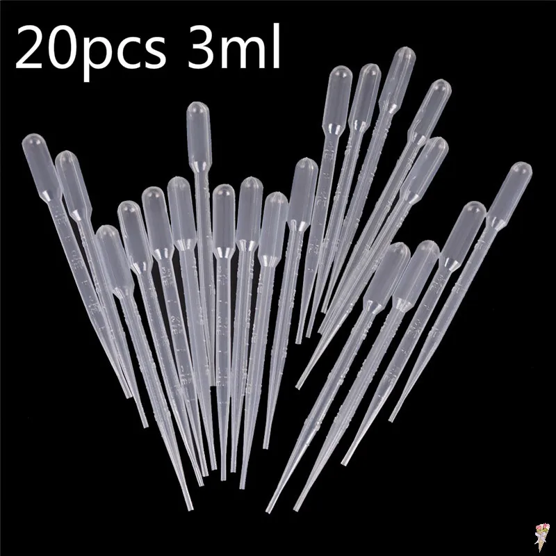 20PCS Transfer Pipettes 3ml Plastic Transparent Pipettes Disposable Safe Eye Dropper Transfer Graduated Pipettes Lab Supplies
20PCS Transfer Pipettes 3ml Plastic Transparent Pipettes Disposable Safe Eye Dropper Transfer Graduated Pipettes Lab Supplies