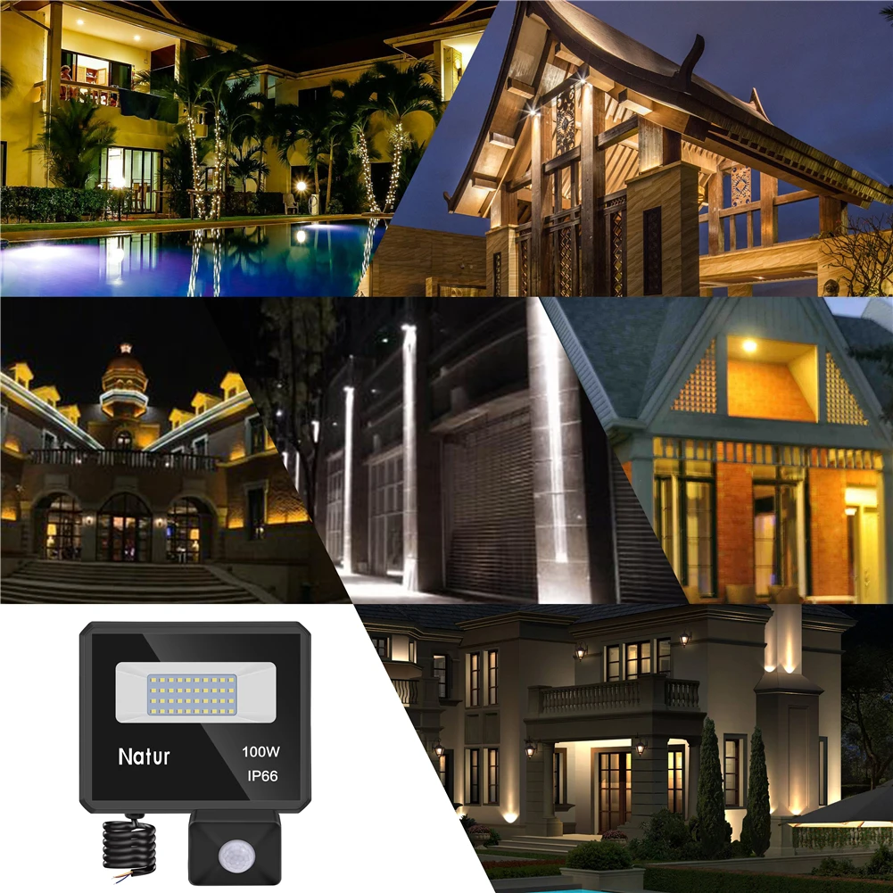 LED PIR Motion Sensor Floodlight 20W30W50W100W Waterproof IP66 220V Led Flood Light Garden Security Spotlight Outdoor Wall Lamp
LED PIR Motion Sensor Floodlight 20W30W50W100W Waterproof IP66 220V Led Flood Light Garden Security Spotlight Outdoor Wall Lamp