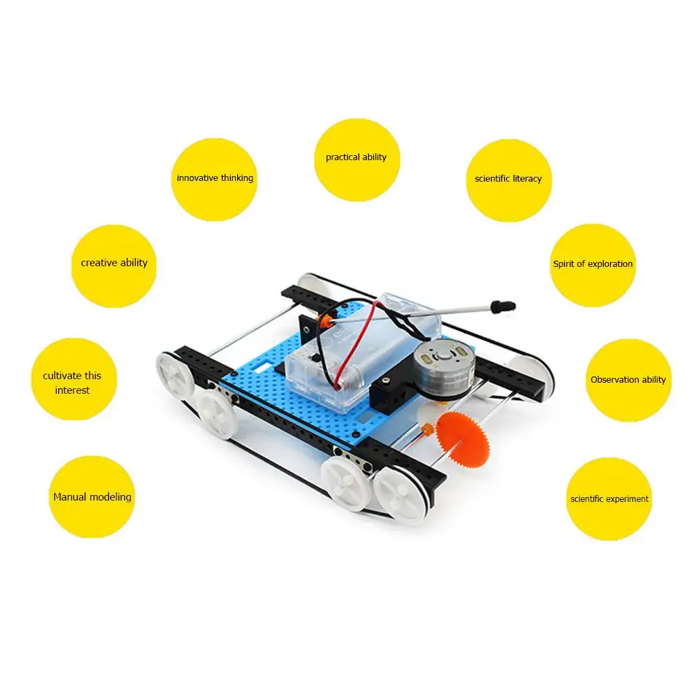 Creative DIY Science Model Kit Tank Vehicle Materials Assemble Projects Teaching Equipment Educational Experiment 
Creative DIY Science Model Kit Tank Vehicle Materials Assemble Projects Teaching Equipment Educational Experiment