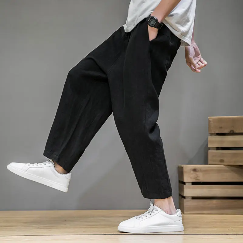 2021 summer Chinese style pure linen casual loose Genuine Korean version trendy men's wild brand sport Free shipping
2021 summer Chinese style pure linen casual loose Genuine Korean version trendy men's wild brand sport Free shipping