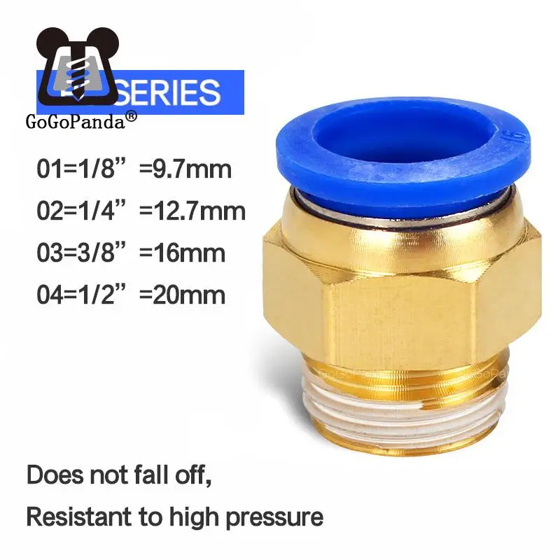 Pneumatic Quick Joint Of Tracheal Fast Plug Thread Through PC12-02 PC14-03 PC16-06 Series
Pneumatic Quick Joint Of Tracheal Fast Plug Thread Through PC12-02 PC14-03 PC16-06 Series
